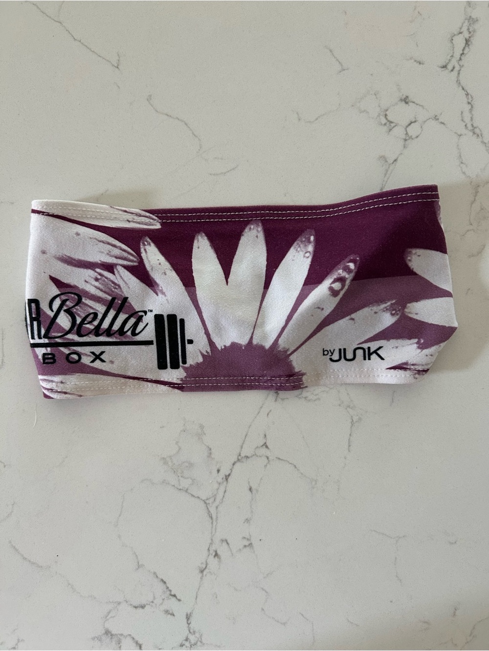 Purple Daisy Stretch Headband